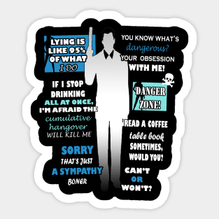 Archer Sterling quotes Sticker